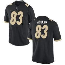 Men's Nike Andrew Adkison Purdue Boilermakers Replica Black Football Jersey