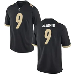 Men's Nike Myles Slusher Purdue Boilermakers Replica Black Football Jersey