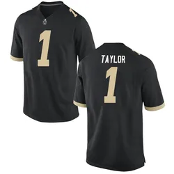 Men's Reese Taylor Purdue Boilermakers Replica Black Football Jersey