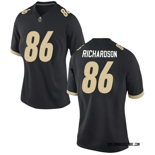 Women's Nike AJ Richardson Purdue Boilermakers Replica Black Football Jersey