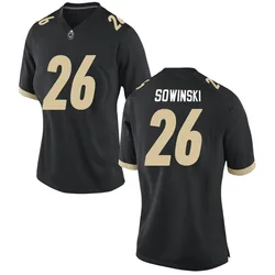 Women's Nike Andrew Sowinski Purdue Boilermakers Replica Black Football Jersey
