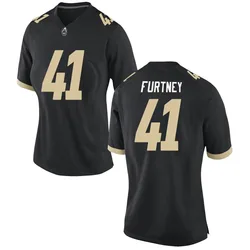 Women's Nike Ben Furtney Purdue Boilermakers Replica Black Football Jersey