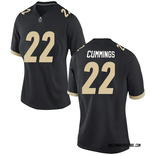 Women's Nike Chalil Cummings Purdue Boilermakers Replica Black Football Jersey