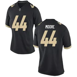 Women's Nike Christian Moore Purdue Boilermakers Replica Black Football Jersey