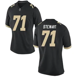 Women's Nike Corey Stewart Purdue Boilermakers Replica Black Football Jersey