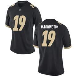 Women's Nike David Washington Purdue Boilermakers Replica Black Football Jersey