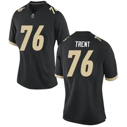 Women's Nike Ethan Trent Purdue Boilermakers Replica Black Football Jersey