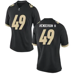 Women's Nike Farrell Henderson III Purdue Boilermakers Replica Black Football Jersey