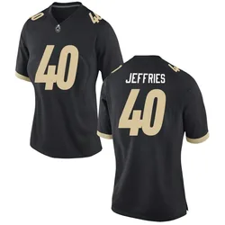 Women's Nike Ian Jeffries Purdue Boilermakers Replica Black Football Jersey