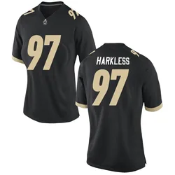 Women's Nike Jamarrion Harkless Purdue Boilermakers Replica Black Football Jersey