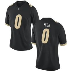 Women's Nike Jeffrey M'Ba Purdue Boilermakers Replica Black Football Jersey