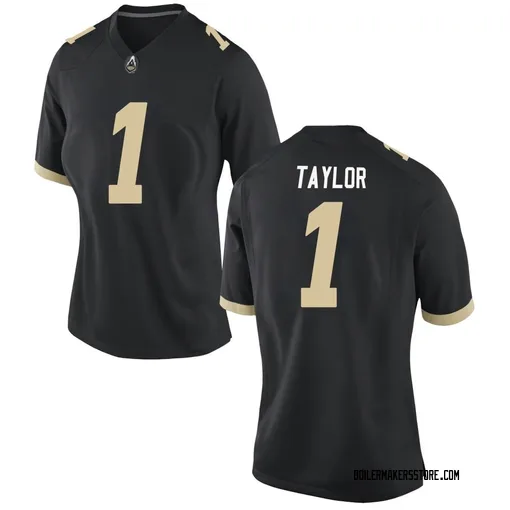 Women's Nike Reese Taylor Purdue Boilermakers Replica Black Football Jersey