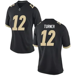 Women's Nike Ryan Turner Purdue Boilermakers Replica Black Football Jersey