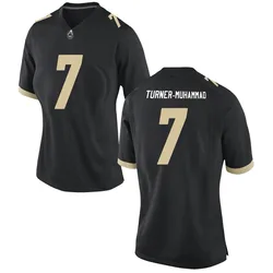 Women's Nike Salim Turner-Muhammad Purdue Boilermakers Replica Black Football Jersey