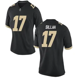 Women's Nike Shitta Sillah Purdue Boilermakers Replica Black Football Jersey