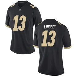 Women's Nike TJ Lindsey Purdue Boilermakers Replica Black Football Jersey