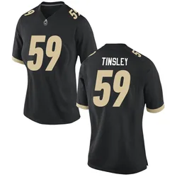 Women's Nike Thomas Tinsley Purdue Boilermakers Replica Black Football Jersey