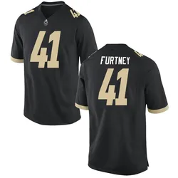 Youth Nike Ben Furtney Purdue Boilermakers Replica Black Football Jersey