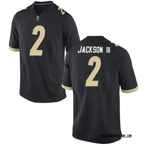 Youth Nike Michael Jackson III Purdue Boilermakers Replica Black Football Jersey