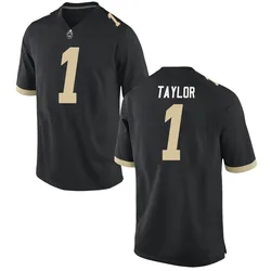 Youth Reese Taylor Purdue Boilermakers Replica Black Football Jersey