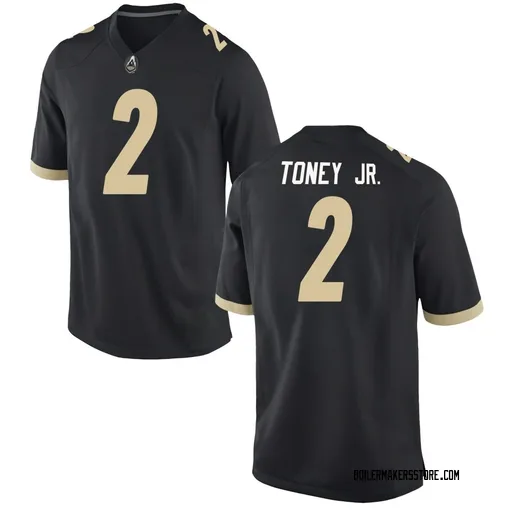 Youth Nike Richard Toney Jr. Purdue Boilermakers Replica Black Football Jersey