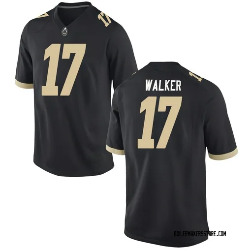 Youth Nike Rico Walker Purdue Boilermakers Replica Black Football Jersey
